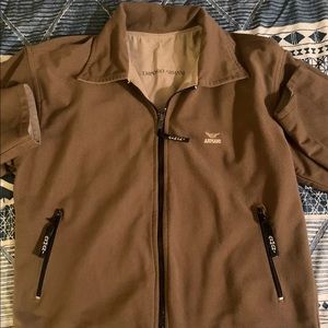 Men’s Emporio Armani SUEDE brown Jacket Small
